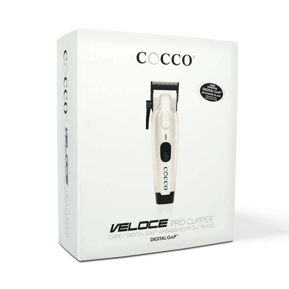 COCCO VELOCE PRO CLIPPER – ПРОФЕСИОНАЛНА МЕТАЛНА МАШИНКА С БЕЗЧЕТКОВ МОТОР