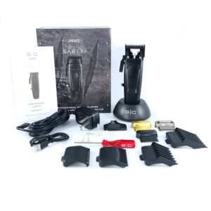 STYLECRAFT SABER METAL COMBO – МАШИНКА ЗА ПОДСТРИГВАНЕ И КОНТУРЕН ТРИМЕР С БЕЗЧЕТКОВ МОТОР